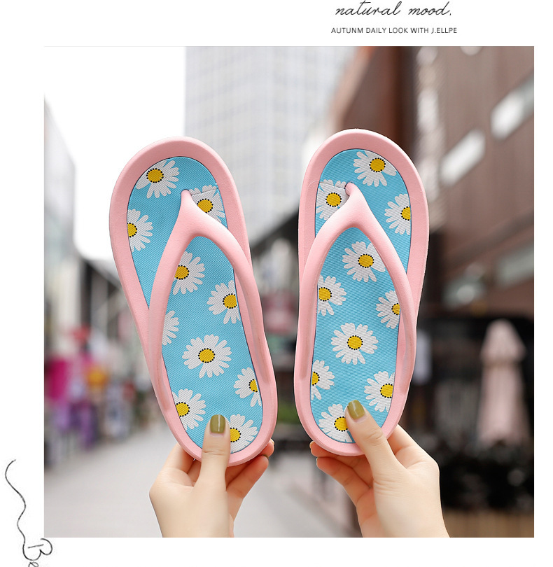 Women Fashion EVA Filpflops Comfortable Non Slip Beach Slides Bedroom Slippers Girls