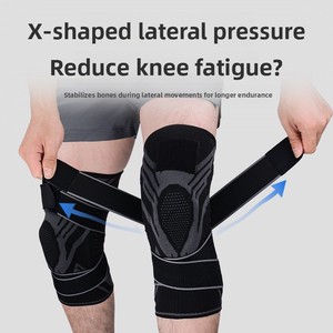 Autumn Winter Outdoor Sports Knee <b>Brace</b> Strap Stabilizer Breathable Compression Comprehensive Protection Shock Absorption for - Product Image 4