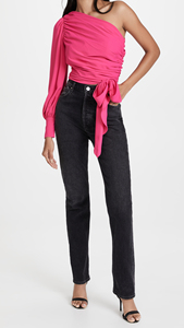 Camicetta donna donna donna elegante <span class=keywords><strong>monospalla</strong></span> <span class=keywords><strong>manica</strong></span> <span class=keywords><strong>lunga</strong></span> - Product Image 5