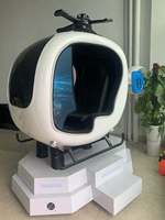 Simulador de Vuelo 9D VR de Avión y Helicóptero, para Uso en Interiores y Exteriores, Centros Comerciales, 1 Jugador, 1 Año de Garantía