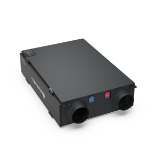 Système de ventilation à récupération de chaleur à double flux d'air MIA 250 m³/h avec contrôle Wi-Fi, système de ventilation à récupération d'énergie à haute pression externe pour plafond, compatible application TUYA, fabrication industrielle - Product Image 5