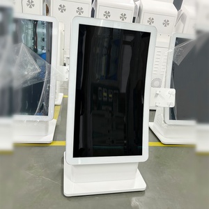 Custom Loading Basket 23.6'' Capacitive Touch Screen <b>Receipt</b> <b>Printer</b> Queue up Call Number Payment Desktop Self Ordering Kiosk - Product Image 1