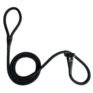 1 pcs free shipping dog leash Wholesale Soft and Durable Solid dog slip lead For Dogs Training Jogging Walking