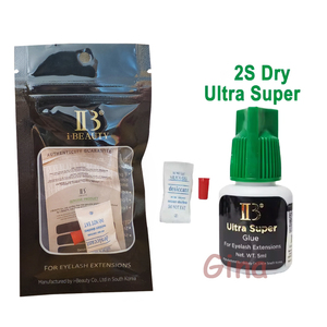 Colle à cils coréenne IB Ultra Super à séchage rapide en 2 secondes, étiquette privée, imperméable, à faible émission de vapeurs, pour extensions de cils, vente en gros - Product Image 3