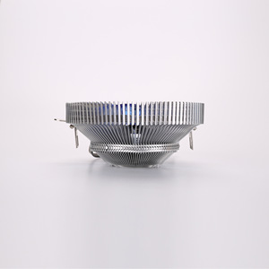 ซีพียูคูลเลอร์ 90X90X25 มม.ฮีทซิงค์อลูมิเนียม ไฟ LED สีฟ้า แบริ่งของเหลว 3 พิน 4 พินสำหรับโปรเซสเซอร์การทำงานที่เงียบสงบ - Product Image 4