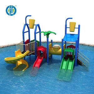 遊園地スイミングプールキッドプラスチックウォータースライド屋外遊び場 - Product Image 3