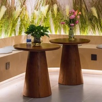 Tables à thé en bois chinoises de haute qualité, tables à manger modernes pour restaurant, meubles de salon de luxe léger, table d'appoint