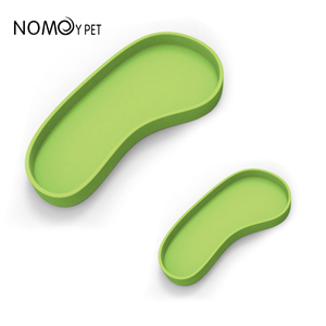 NOMOY PET Venta Directa de Fábrica al por Mayor, Plato de Plástico Grande con Diseño de Huella Verde para Comida y Agua de Reptiles NW-03 - Product Image 3