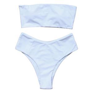 Maillots de bain bikini personnalisés Outpace de haute qualité 2023, imprimé floral, coupe haute, ensemble 2 pièces, séchage rapide - Product Image 2