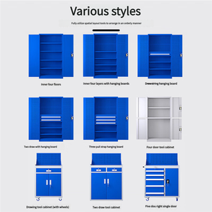 Armoire à outils en fer robuste GGlobal, double porte épaissie, rangement multifonctionnel avec 4 tiroirs, provenant de Guangdong, Chine - Product Image 4