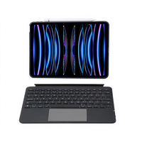 Nouveau clavier sans fil portable standard personnalisé de Chine, rétroéclairé RGB, avec pavé tactile, pour iPad Air 4/5 Pro 11 USB-C 12M