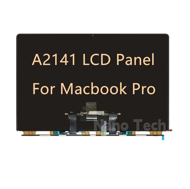 Laptop LCD Panel Replacement for MacBook Pro 16" A2141 Full LCD Screen Assembly Panel 2019