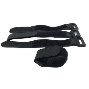 Sangles réglables en nylon avec boucle auto-agrippante et logo personnalisé, colorées - Product Image 1