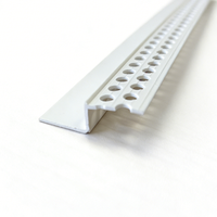 Profilé d'angle en PVC plastique pour plâtre, sur mesure, différentes spécifications, pour professionnels