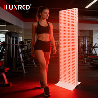 Panneaux de luminothérapie LED de grande taille ILUXRED pour sauna à vapeur intérieur, panneaux de luminothérapie à lumière rouge, montage mural