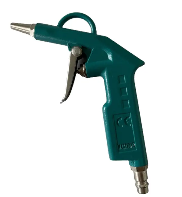 air dust blower aluminium body air blow gun with extension nozzle metal air blow dust gun