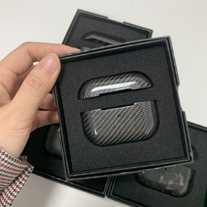 Wholesale Anti-scratch Glossy 1k Twill Carbon Fiber Headphone <strong>case</strong> for airpods <strong>Cases</strong> Luxury <strong>case</strong> <strong>airpod</strong> 3 - Product Image 5