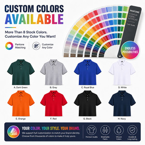 Camisa Unisex con Cuello a Cuadros, Manga Corta, Compresión, Profesional, para Equipo de Negocios, Tallas Grandes S-4XL, Personalizable - Product Image 2