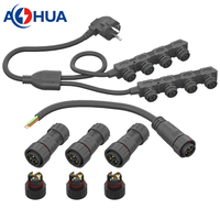 Conector Eléctrico Tipo Y IP65 IP68, Conector de Cable a Prueba de Agua de 1 a 2/3 Pines, Conector de Cableado para Luz LED Exterior