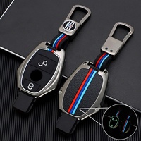 Porte-clés de voiture en alliage de Zinc, étui pour Mercedes Benz A, B, C, S, AMG, GLA, CLA, GLC, W176, W221, W204, W205, 10 pièces