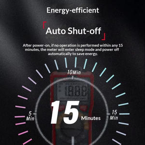 Multimètre numérique intelligent Delixi de haute précision, voltmètre de courant anti-brûlure pour électricien, vente en gros - Product Image 3