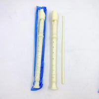 Flauta de Bisel Soprano de Plástico Segura de 8 Orificios al por Mayor para Principiantes Escolares, Instrumento de Viento para Niños