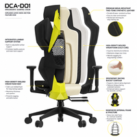 Chaise de bureau de direction à dossier haut en cuir, chaise pivotante en cuir Nappa, 4 positions d'inclinaison, chaise de direction pour bureau
