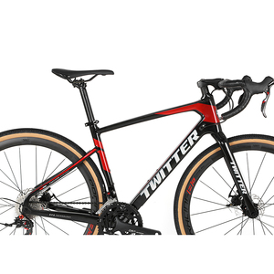 Twitter Offre Spéciale complet en Fiber de carbone de Gravier À Disque De Vélo de route vélo RS 24 vitesse <span class=keywords><strong>700</strong></span> * 40C HORS Route de Gravier vélos - Product Image 2