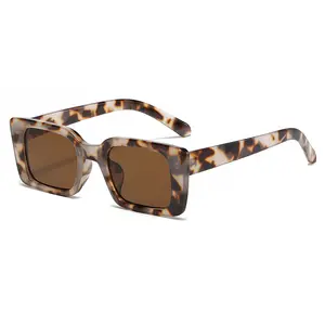 New Arrivals Small Rectangle Square Shape Classic Sunglasses Unisex UV400 Eye Protection colorful trendy gafas de sol
