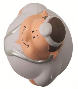 Juguetes Antiestrés de Espuma de PU con Logotipo Personalizado, Juguetes Antiestrés de Doctor Suaves y Aprietables para Promoción Empresarial - Product Image 3