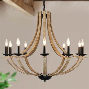 Lampadario a sospensione in ferro per soggiorno, stile country americano retrò industriale, per camera da letto, ristorante, cucina, anti-esplosione - Product Image 5