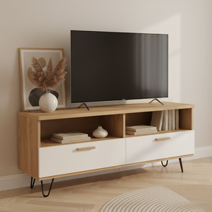 Set <span class=keywords><strong>di</strong></span> Mobile <span class=keywords><strong>TV</strong></span> e Tavolino da Caffè in Stile Nordico <span class=keywords><strong>di</strong></span> Lusso, Arredamento Moderno Minimalista per Soggiorno in MDF, Prodotto in Cina, Imballato per la Spedizione - Product Image 4
