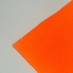Tela Tejida FR Naranja de <span class=keywords><strong>Alta</strong></span> Resistencia NFPA70E/ASNI107 de 280 g/m² para Chalecos Reflectantes con Resistencia Permanente al Fuego - Venta al por Mayor Directa de Fábrica - Product Image 3