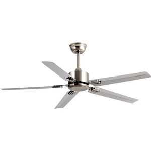 <b>Ceiling</b> <b>Fan</b> With High Airflow Quiet Operation Ac Motor For Living Room And Study Without Light Minimalist Industrial Style - Product Image 2