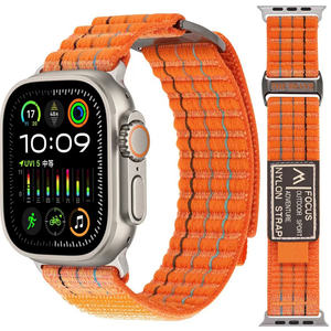 Bracelet en tissu robuste <span class=keywords><strong>Trail</strong></span> Loop pour <span class=keywords><strong>Apple</strong></span> Watch Ultra 3 49 mm, sangle en nylon sport pour <span class=keywords><strong>Apple</strong></span> Watch Series 11 - Product Image 5