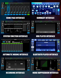 GAX-TQ22 Console de <span class=keywords><strong>Mixage</strong></span> Professionnelle <span class=keywords><strong>DJ</strong></span>, Mélangeur Audio Numérique avec AUX - Product Image 5