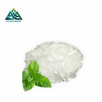 Cristaux de menthol en gros, qualité alimentaire, CAS 89-78-1, poudre de menthe
