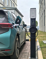 Untuk Exeed RX Omoda E5 C5 C9 Jaecoo E5 J5 J7 J6 EJ6 Tipe Mobil 2 AC 7KW Stasiun Pengisian Daya EV di Dinding atau Tiang, Pengisi Daya Wallbox