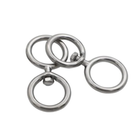 Anneau de connexion rotatif en forme de 8 en acier inoxydable 304 pour matériel de rigging