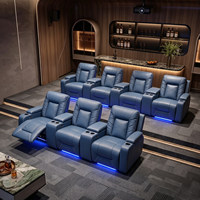 Sofá Modular Curvo y Redondeado para Cine en Casa, Asiento Profundo y Suave, Ideal para Dormitorio, Apartamento, Hotel, Villa