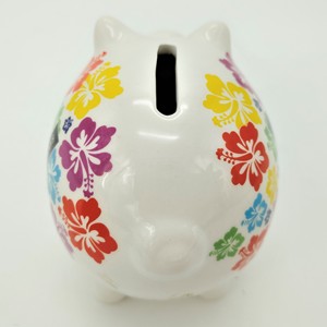 Gốm màu sắc in ấn gốm Pig động vật tiết kiệm Box Piggy ngân hàng cho con Món quà trang trí nội thất tùy biến hỗ trợ - Product Image 3