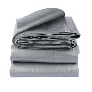 <span class=keywords><strong>Lona</strong></span> Impermeable Multiusos de 250 g/m², 4x5 m, <span class=keywords><strong>Lona</strong></span> de Plástico Plateada de PE para Andamios, Construcción, Almacenes y Refugios - Product Image 3