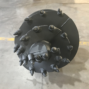 Barrena cónica de doble cabezal y un solo paso de 700 mm de diámetro para cazo de fundación en construcción, para equipo de perforación de pilotes - Product Image 2