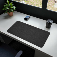 Décoration de bureau et accessoires de bureau Tapis de bureau avec tapis de souris en feutre pour un confort optimal
