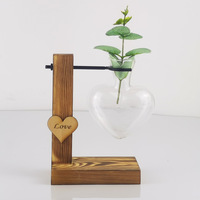 Dropshipping Vase en verre hydroponique Vintage Desktop Terrarium Planter Water Propagation Vase for Home Garden Planters