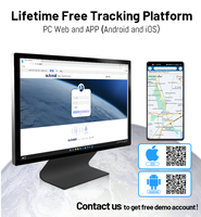 Autosali 2G GPS-Tracker mit Langer Standby-Zeit Starkem Magneten Echtzeit-Tracking PC-Kompatibel für Haustiere & Fahrzeuge-AT02