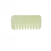 Outil de massage facial en jade Xiuyan, peigne Gua Sha, vente en gros d'usine, pour améliorer la circulation sanguine