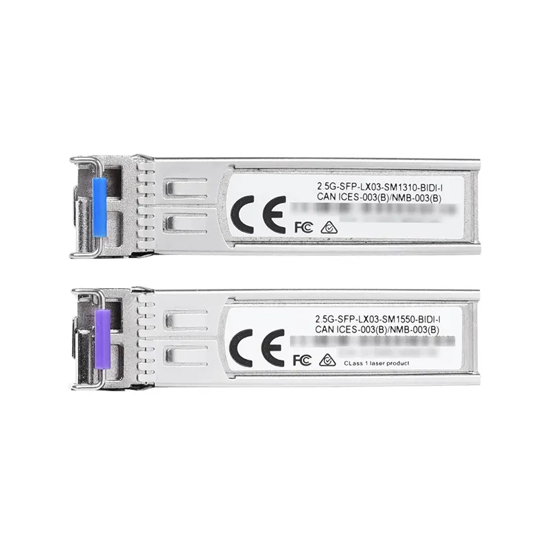 Módulo transceptor 2,5G-2,5G BiDi SFP 1550nm-TX/1310nm-RX 3-km DOM Simplex LC SMF