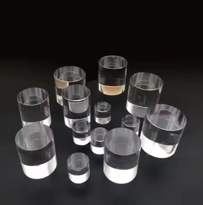 Lentille cylindrique ronde en verre laser en quartz saphir JGS1 sur mesure - Product Image 5