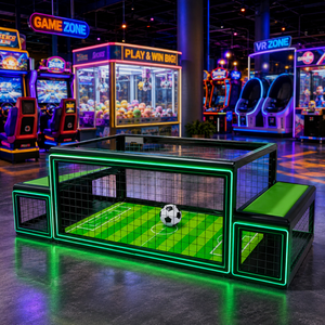 Jeu <span class=keywords><strong>de</strong></span> football interactif sur banc, machine <span class=keywords><strong>de</strong></span> football assise sous table, pour 2 joueurs, arcade sportive pour bar et <span class=keywords><strong>salle</strong></span> <span class=keywords><strong>de</strong></span> jeux - Product Image 3